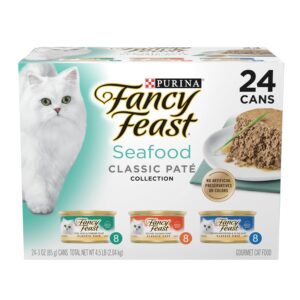 Purina Fancy Feast Classic Multi-Pack Cat Food - (24) 3 oz. Cans