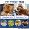 Foodie Puppies Interactive Non-Toxic Soft Latex Squeaky Chew Toy for Puppies and Small Dogs (Hedgehog - Small) | Chewing, Floating, Training, and Bouncing | Reduce Separation Anxiety