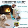 81nmtePSn7L._SL1500_.jpg Foodie Puppies Natural Latex Rubber Squeaky Dog Toy - (Blue Duck) | Small Dogs & Puppy | Durable, Animal Design, Fetch & Chew Safe Play Toy | Reduce Separation Anxiety