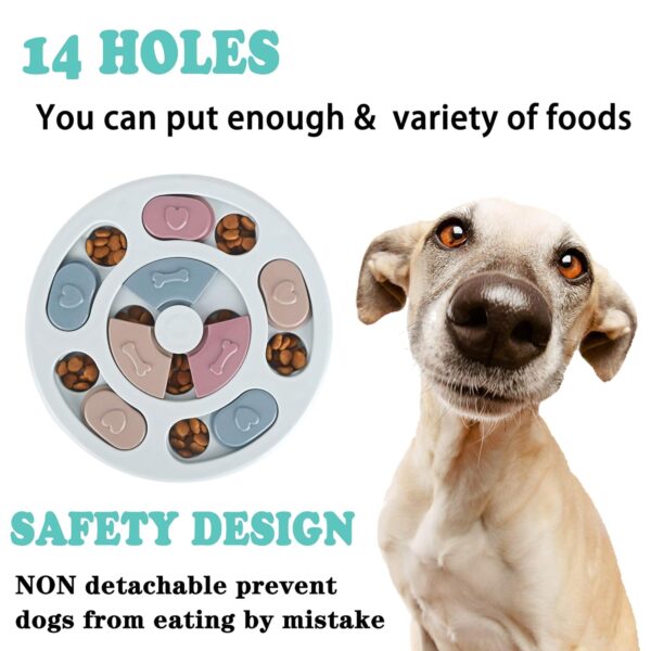 Dog Puzzle Toys Enrichment - Feeders Treat Dispensing Mentally Stimulating Toys for Smart Puppy Small Large Dogs