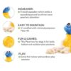 Goofy Tails Furry Bird Dog Toys | Plush Toy for Dogs | Squeaky and Chew Rope Toys for Dogs and Puppies| Ideal for Small & Medium Dog