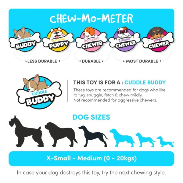 81qpPmUyjVL._SL1500_.jpg BarkButler x Fofos Wild Duck Plush - Soft & Squeaky Toys for Dogs, Dog Toys for Medium Dogs (0-20kgs) - Brown