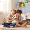 Babique Dog Plush Soft Toy Cute Kids Animal Home Decor Boys/Girls/Baby (25 cm, White)