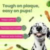 81spaQv7HyL._SL1500_.jpg BARK OUT LOUD - Dental Treats | Brush Shape Dog Chews | Removes Plaque/Tartar | Fresh Smell | Oral Care Gluten Free| Chicken Dog Treats (100 GMS)