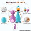 Foodie Puppies Latex Squeaky Dog Toys Combo - (Purple Elephant and Blue Duck) Animal Design, Fetch & Chew Safe Play Toy | Suitable for Cats, Kitten, Small to Medium Dogs & Puppies