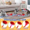 HobbyLobby Interactive Rolling Chewie Ball for Cats & Dogs Smart 360� Automatic Rolling Pet Toy Chewie Doggie Ball for Small & Large Pets Fun Exercise & Play