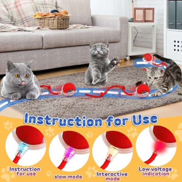 HobbyLobby Interactive Rolling Chewie Ball for Cats & Dogs Smart 360� Automatic Rolling Pet Toy Chewie Doggie Ball for Small & Large Pets Fun Exercise & Play