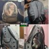 81zCOrCvbiL._SL1500_.jpg Buraq Bubble Transparent Window Cat Backpack Carrier, Breathable & Ventilated, Comfortable & Spacious for Cats, Durable & Stylish Design (Grey)