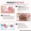 81zGYxxZ6SL._SL1500_.jpg Foodie Puppies Gravity Cat Food and Water Bowl Set - (Pink) | 2in1 Automatic Drinking Flowing Water and Food Bowl | Detachable Elevated Cat Bowl Stand Wet and Dry Food Bowl for Cats & Small Dogs