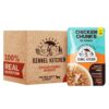 Kennel Kitchen Chicken Chunks in Gravy, 130g (Pack of 1) | Wet Dog Food for Adult & Puppy | Dog Food Gravy with Regionally Sourced Fresh Chicken | Free from Artificial Colours & Preservatives