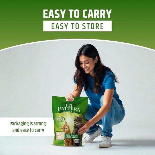 Advance Formula Pure White Super Fast Clamping Natural Cat Litter, 5Kg (White Bag) (DogsNCats - Authorised Partner)