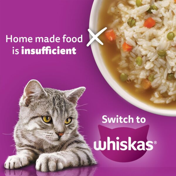 1765502972_71L1YC6HtL._SL1500_.jpg Whiskas Adult (1+ Years) Dry Cat Food, Chicken Flavour, 1.2 kg, Contains 41 Essential Nutrients, Complete & Balanced Nutrition for Adult Cats