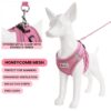 1765548910_71k2RMO2UML._SL1500_.jpg WOOFLIX Dog Harness for Small Dogs, Puppies and Cats | Suitable for Small Size Dogs, Cats & Puppies of 7kg-10kg | Reflective Soft Padded Dog Harness with Secure Fit | Pink (7kg-10kg Dog & Cat)