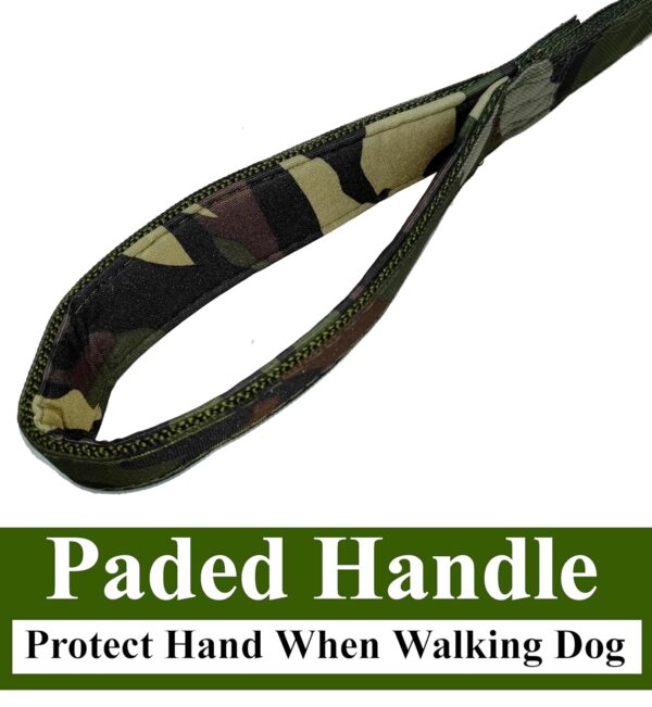 1765605571_81IJDFY0bhL._SL1500_.jpg RvPaws Dog Army Print Adjustable Harness and Leash for Maxi and Large Breed Dog Body Harness Military Design Heavy Hook Maxi Large Breed - Size XXL 1.5 Inch