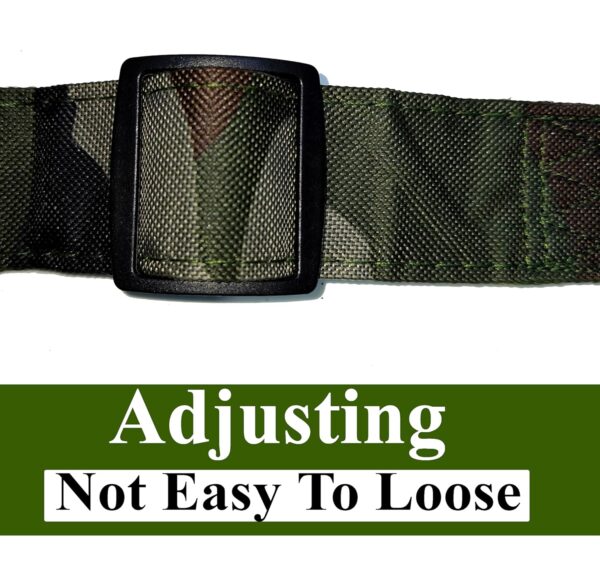 1765605577_81DSQUs5awL._SL1500_.jpg RvPaws Dog Army Print Adjustable Harness and Leash for Maxi and Large Breed Dog Body Harness Military Design Heavy Hook Maxi Large Breed - Size XXL 1.5 Inch