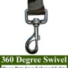 1765605578_71p10jxlbL._SL1500_.jpg RvPaws Dog Army Print Adjustable Harness and Leash for Maxi and Large Breed Dog Body Harness Military Design Heavy Hook Maxi Large Breed - Size XXL 1.5 Inch