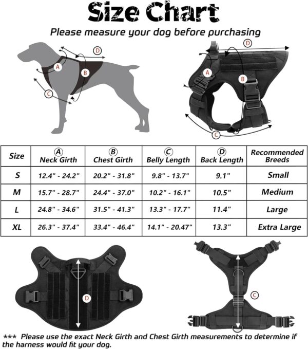 Dog Harness No-Pull Pet Harness Adjustable Outdoor Pet Vest 3M Reflective Oxford Material Vest for Dogs Easy Control for Small Medium Large Dogs (Medium, Camouflage Green)