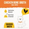 1765824616_81OAnVqRYtL._SL1500_.jpg Goofy Tails Chicken Bone Broth for Cats 300ml (100ml X 3 Pack), Human Grade, Preservative Free,Gut Friendly Cat Food Topper, Cat Supplements with Natural Collagen