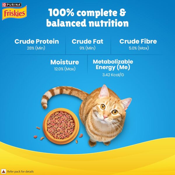 1765853116_71uBGZPdIkL._SL1500_.jpg Purina Friskies Seafood Sensations Adult Dry Cat Food, 6kg, Contains Tuna, Salmon, Snapper, Crab & Shrimp Flavours