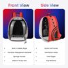 1765900726_71odIVFhkuL._SL1500_.jpg Buraq Astronaut Lite Pet Carrier Backpack, Designed with Breathable Space, Ventilated Cat Bag, Comfortable Cat Carrier for Outdoor Use