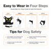 1765928088_7140DYFpCL._SL1500_.jpg Adjustable Dog Harness and Leash Set for Dogs | No-Pull, No-Choke Soft Padded Vest | Cute Monster Face Design | Easy Control | Reflective & Comfortable Pet Harness | Walking and Training