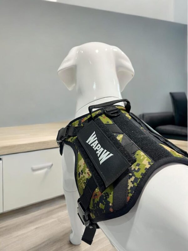 Dog Harness No-Pull Pet Harness Adjustable Outdoor Pet Vest 3M Reflective Oxford Material Vest for Dogs Easy Control for Small Medium Large Dogs (Large, Camouflage Green)