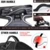 Lyrovo Adjustable No-Pull Dog Harness with Leash Set for Small, Medium & Large Dogs – Reflective, Breathable, Comfortable Vest Harness for Training & Walking (Black, M (14-22Kg))