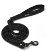 Dog Harness No-Pull Pet Harness Adjustable Outdoor Pet Vest 3M Reflective Oxford Material Vest for Dogs Easy Control for Small Medium Large Dogs (Tactical Black, Small (Harness + Leash))