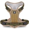 PetVogue Premium Vest Harness for Small to Large Dogs, Reflective, PetVogue Premium Vest Harness for Small to Large Dogs, Reflective, No Choke, Adjustable Size, Padded, Breathable- Small Khaki