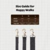 PetWale Dog Leash with Padded Handle | Suited for Walking, Running, Training & More | Black Denim Fabric | Easy to Clean & Maintain | Durable & Sturdy | L: 5 feet, W: 1.5 inches