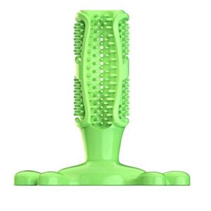RvPaws Dog Toothbrush Chew Toys Natural Rubber Dog Tooth Cleaner Stick Puppy Dental Care Brushing Toy - Muticolor