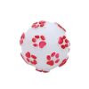 31dT9vTVoL.jpg RvPaws Pet Dog Paw Print Ball Toy Sound Squeaky Squeaker Dog Cat Chew Interactive Ball Squeak Playing Toy (Color May Vary)