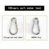 31wNNXy30GL.jpg Dog Trust Multipurpose Safety Hook for Pets, Heavy Duty Eye Clasp - Spring Pet Buckle, Key Chain for Linking Dog Leash Collar - Silver (Pack of 2)