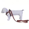 Pets Like Spun Poly V Harness with Leash Set Brown Pets Like Spun Poly V Harness with Leash Set Brown (Large)