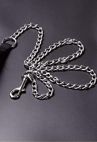 PSK PET MART Heavy Duty Dog Leash,Metal Dog Leash Dog Chain with Handle for Small & Medium Large Size Dogs (Medium)