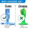 41BUEL07mIL.jpg RvPaws Dog Toothbrush Chew Toys Natural Rubber Dog Tooth Cleaner Stick Puppy Dental Care Brushing Toy - Muticolor