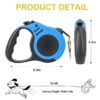 41Hui2oQW8L.jpg Automatic Retractable Dog Leash,Automatic Extending for Small Medium Adult Dogs by Pet & Vet.(Colour May Vary)