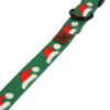 Lana Paws Santa Paws Christmas Dog Collar Belt for Medium Dogs, Adult Indies, Beagles, Cocker Spaniels & Similar