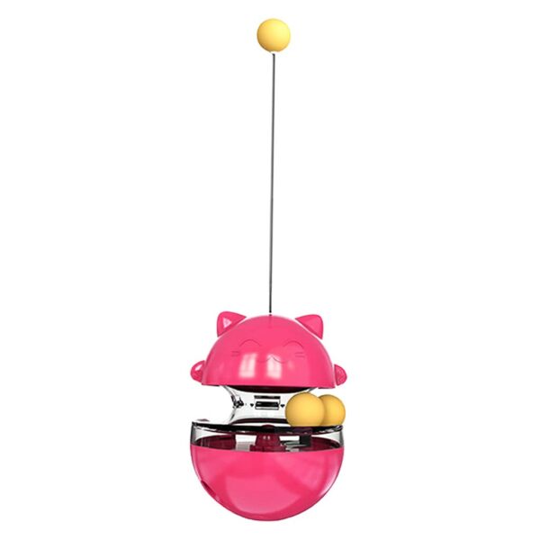 Fashion My Day® Cat Food Dispenser Treat Toy Slow Feeder Fun Tumbler IQ Training Toy Red | Pet Supplies| Cats| Toys| Interactive Toys | Pet Supplies | Cat Supplies | Toys