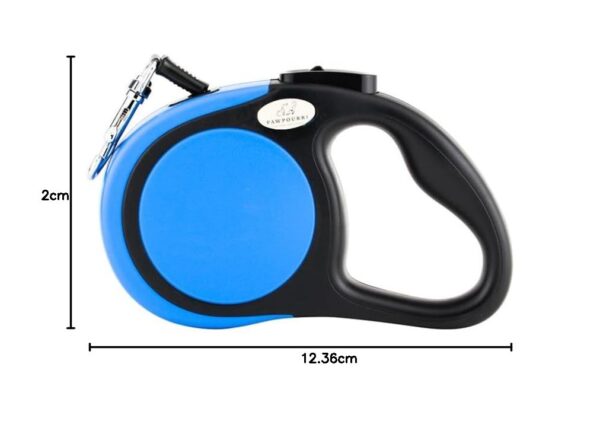 41KwrExWQuL._SL1012_.jpg Retractable Dog Leash for Walking, Jogging, Training | One Button Brake with Premium Handgrip Suitable for Dogs up to 20Kgs, 5m Long (Blue)