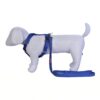 Pets Like Spun Poly H Harness with Leash Set Navy Blue (Medium)