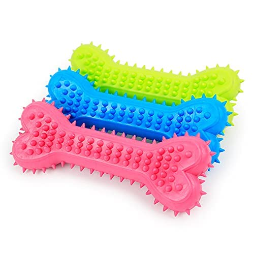 41bqbGwFzRL.jpg RvPaws Doggy Chewing Aggressive Pet Tooth Biting Anti-bite Molar Puppy Toothbrush, Tough Teething Toy for Small, Medium and Large Dogs