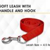 Dog Trust Puppy Dog Collar, Leash and Harness for 3-6 Months Puppies | Collar 12-18 inch, Leash 4.5 feet and Harness with Neck (16inch, Colour May Change)