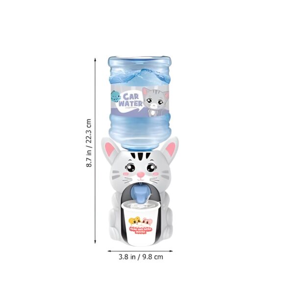 Big Water Dispenser, Toy for Kids Lovely Cartoon Animal Shaped Water Bottle and Mug Drinking Fountain Pumps Water, Juice & Milk Water Dispenser Toy Kids (Cat)