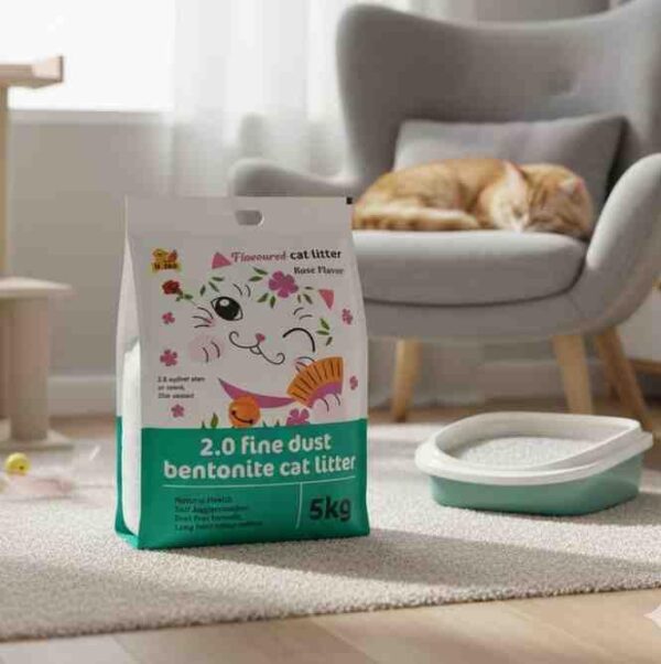 K-Too Cat Litter – 5kg | Super Fast Clumping, Odor Control, Fresh Citrus Fragrance, Low Dust Formula