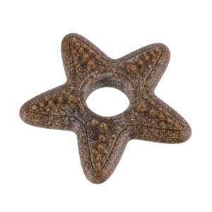 Pet Bamboo Chew Star Toy for Dogs – Fun & Pet Bamboo Chew Star Toy for Dogs – Fun & Interactive Exercise Play Toy, Durable and Safe for Chewing, Teething, and Dental Health-Brown