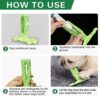 51-UT1JTDHL.jpg RvPaws Dog Toothbrush Chew Toys Natural Rubber Dog Tooth Cleaner Stick Puppy Dental Care Brushing Toy - Muticolor