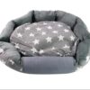 Star Pattern Round Pet Bed for Cats & Dogs (M)