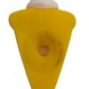 Chew Squeaky Hot Dog & Pizza Toys for Dogs – Fun, Durable, Non-Toxic Interactive Chew Toys for Play, Teething, and Dental Health – Set of 2-Orange
