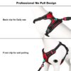518gmHLgCCL._SL1080_.jpg Premium Reflective NoβPull Dog Harness with Rope Leash β Adjustable Vest with Handle & Front/Back Leash Clips | Heavy-Duty, Comfortable Belt for Training, Walking, Hiking (Red, Large)